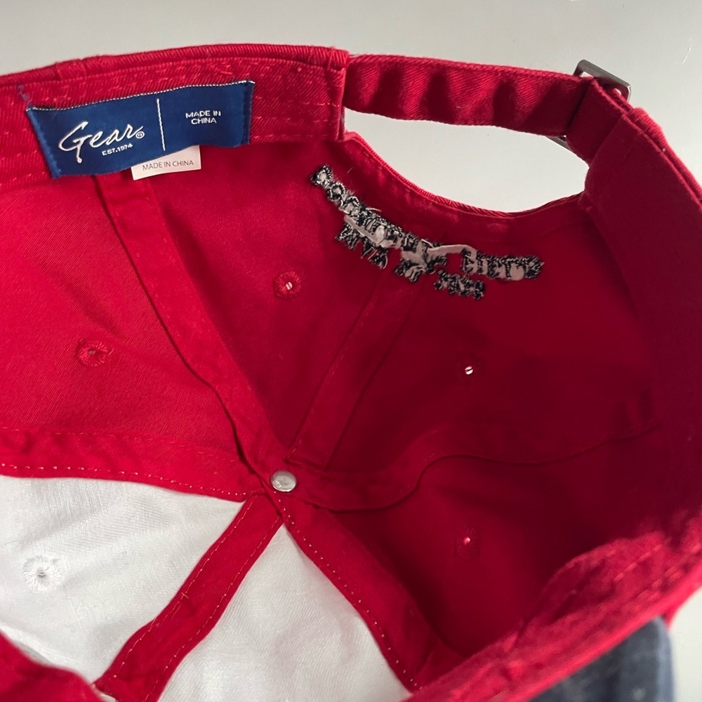 Gear For Sports Red White Navy Baseball Hall of Fame Classic Cap - Picture 7 of 8